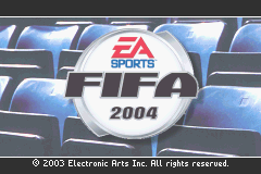 FIFA Soccer 2004 Title Screen